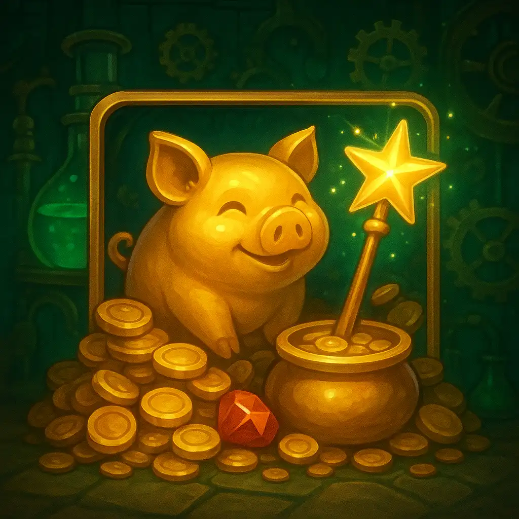 Piggy Prizes Wand of Riches Spielautomat Vorschau